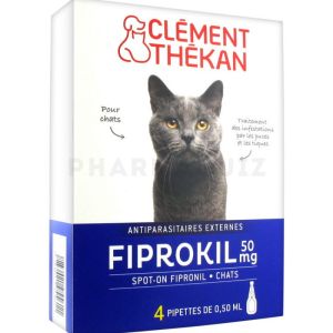 Clément Thékan Fiprokil Chat 4 pipettes 0,5ml