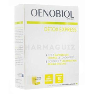 Oenobiol Detox Express citron-gingembre 10 sticks