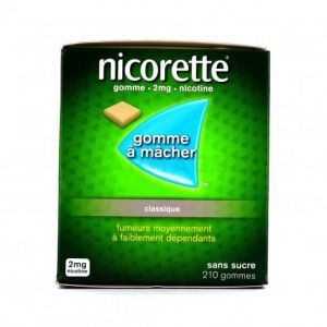 Nicorette 2 mg 210 gommes