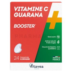 NUTRISANTE Vitamine C & guarana booster 24 comprimés