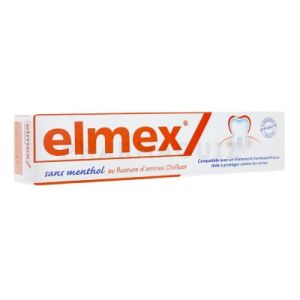 Elmex dentifrice sans menthol 75 ml