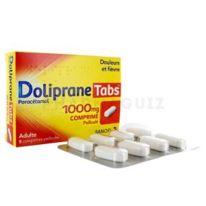 Doliprane Tabs 1000 mg 8 comprimés