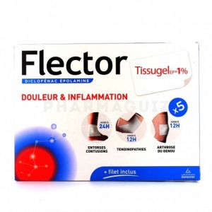 Flector Tissugel EP 1% 5 emplâtres