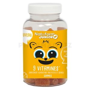 Nat&Form junior + 9 vitamines 30 oursons fruités et vitaminés