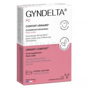 Gyndelta pc confort urinaire 6 sticks voie orale