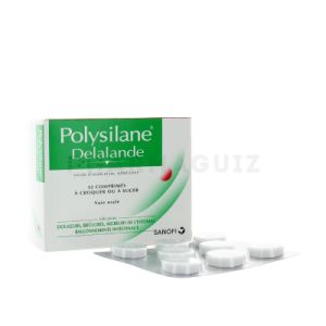 Polysilane Delalande 32 comprimés à sucer