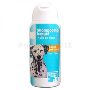 Shampooing chien huile vison poils court