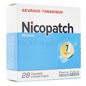 Nicopatch 7 mg / 24 h boite de 28 dispositifs