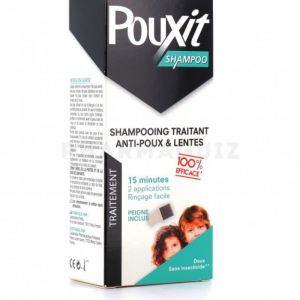 Pouxit shampooing anti poux + peigne 200ml