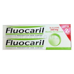 FLUOCARIL Bi-fluoré 250mg dentifrice menthe 2x75ml