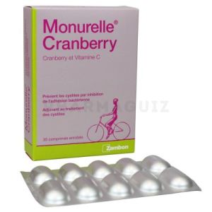 Monurelle Cranberry 30 comprimés