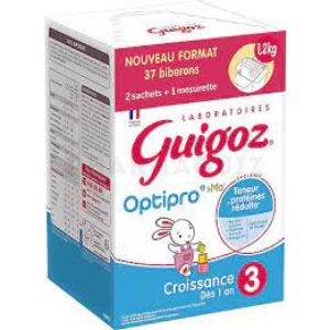 GUIGOZ Optipro lait croissance 3 dès 1 an 1,2kg