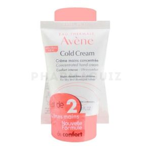 Avene Cold Cream Crème mains - 2x50 mL (Lot de 2)