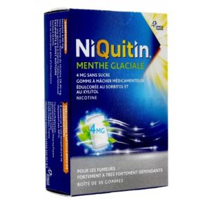 Niquitin 4mg menthe glaciale 30 gommes
