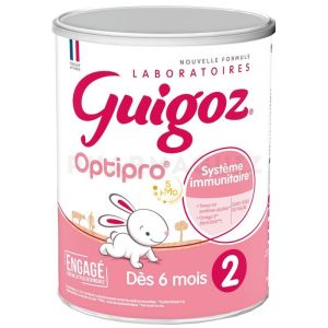 Guigoz Optipro lait 2ème âge