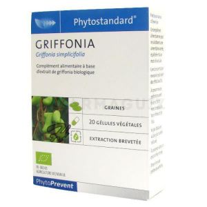 PhytoPrevent Phytostandard Griffonia 20 gélules