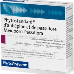 Phytostandard Aubépine et Passiflore 30 comprimés