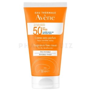 AVENE Crème sans parfum hydratation 8h SPF50+ peau sensible 50ml