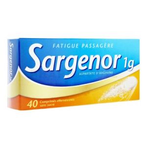 Sargenor 1 g sans sucre 40 comprimés effervescents