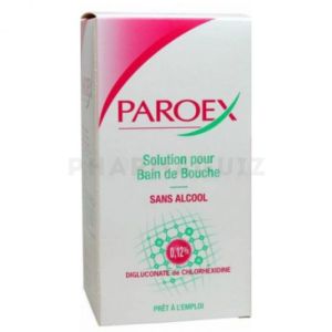 Paroex 0,12 % bain de bouche 300 ml