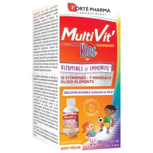 MultiVit'Kids Vitamines et Immunité Sirop 150 ml