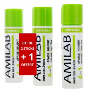 Merck Amilab stick lèvres, trio 3x3,6ml