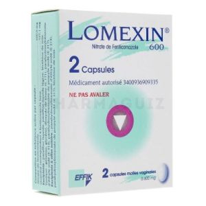 Lomexin 600 mg 2 capsules vaginales