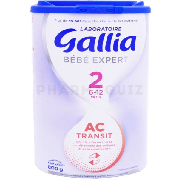 GALLIA BEBE EXPERT 2 6-12 MOIS AC TRANSIT 800G