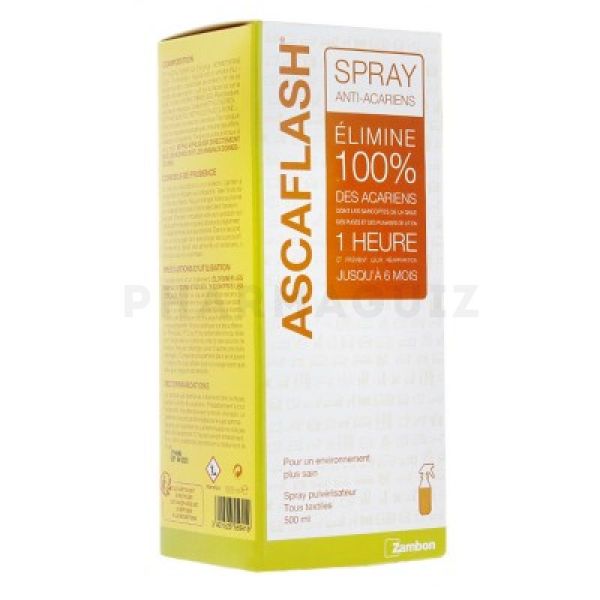 Ascaflash Spray Anti-acariens Textiles 500ml
