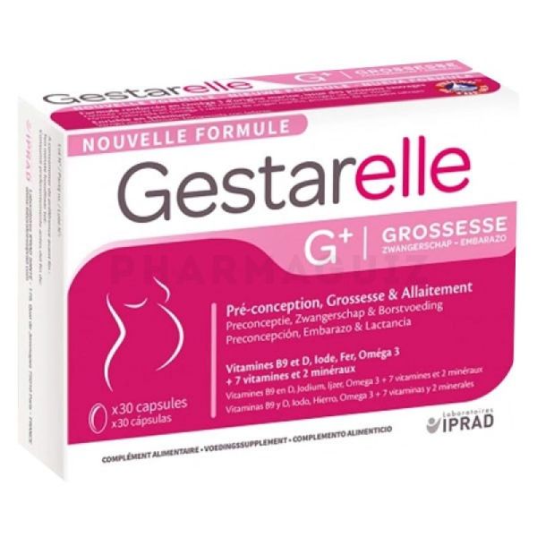 Gestarelle G+ grossesse & allaitement 30 capsules