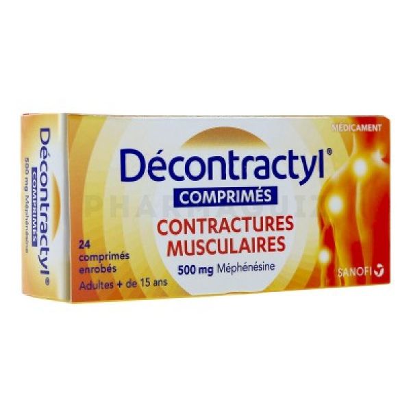 Décontractyl 500 mg 24 comprimés