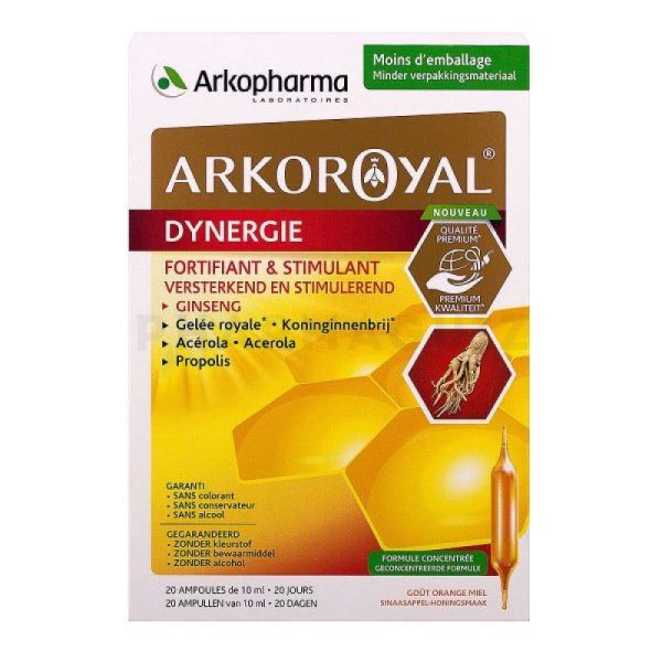 Arkopharma Arkoroyal Dynergie 20 ampoules