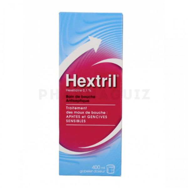 Hextril bain de bouche antiseptique 400 ml