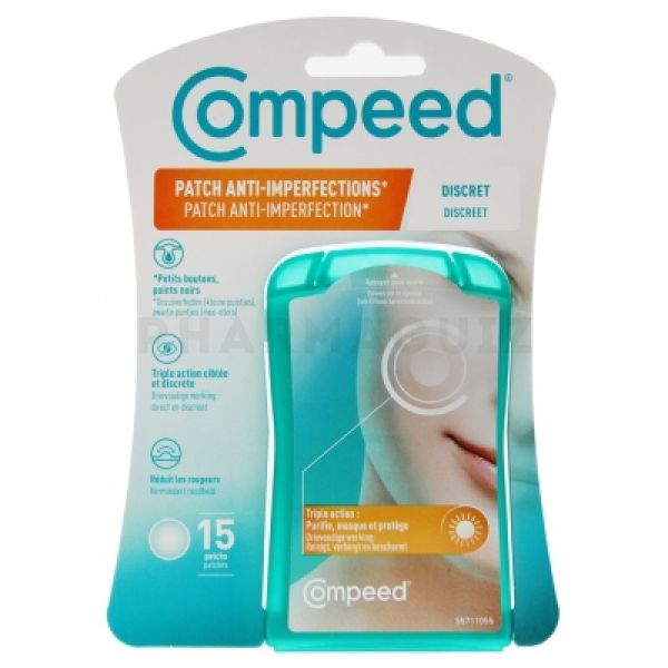 COMPEED 15 patchs anti-imperfections discrets