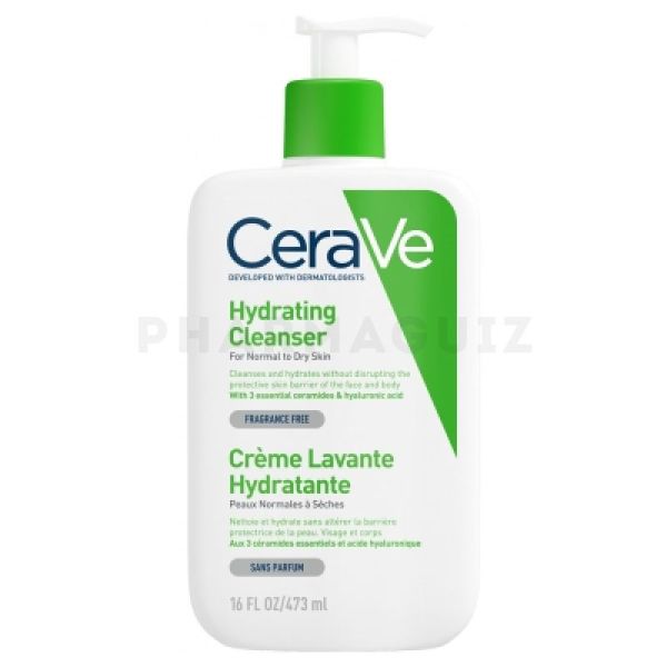CERAVE Crème lavante hydratante 473ml
