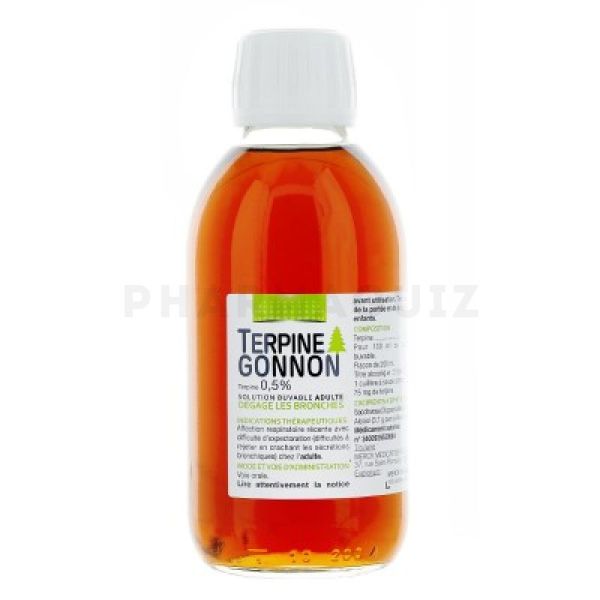 Terpine Gonnon adulte sirop 200 ml