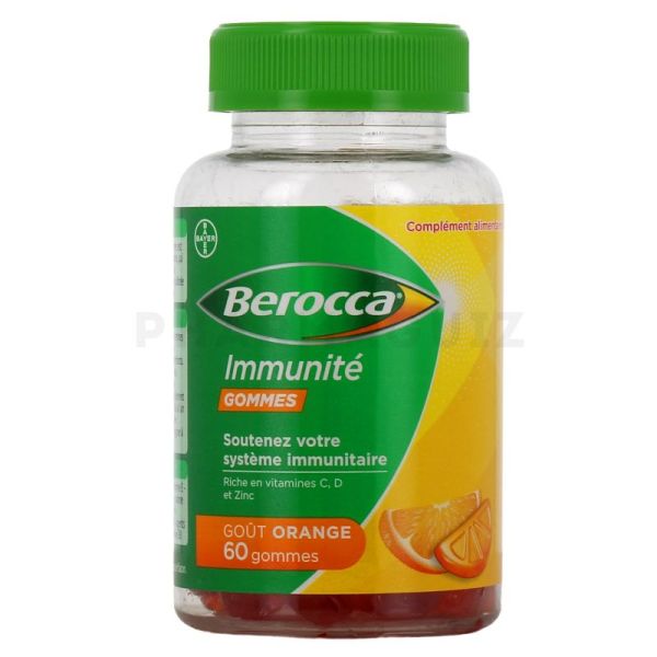 Berocca Immunité Gomme orange - 60 gommes