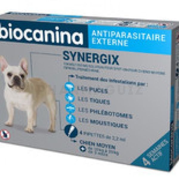 Synergix Spot-On chiens moyens (10-20kg)