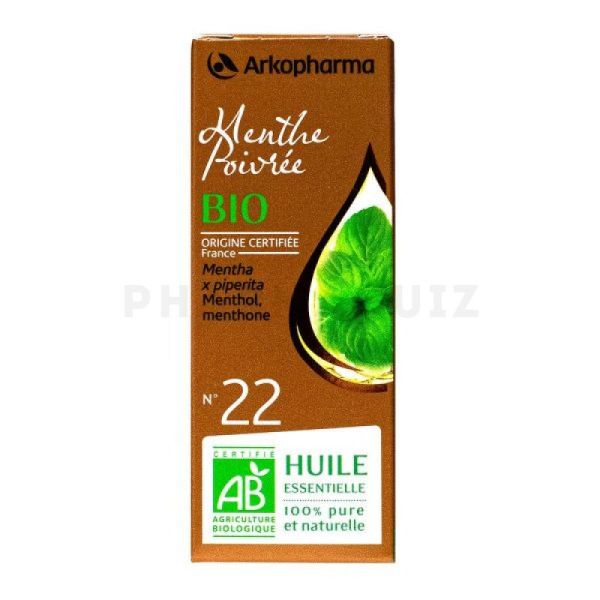 Arkopharma Huile essentielle Menthe poivrée bio n°22 10 ml