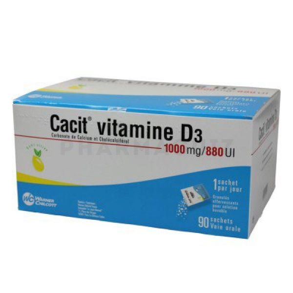 Cacit Vitamine D3 granulés 90 sachets