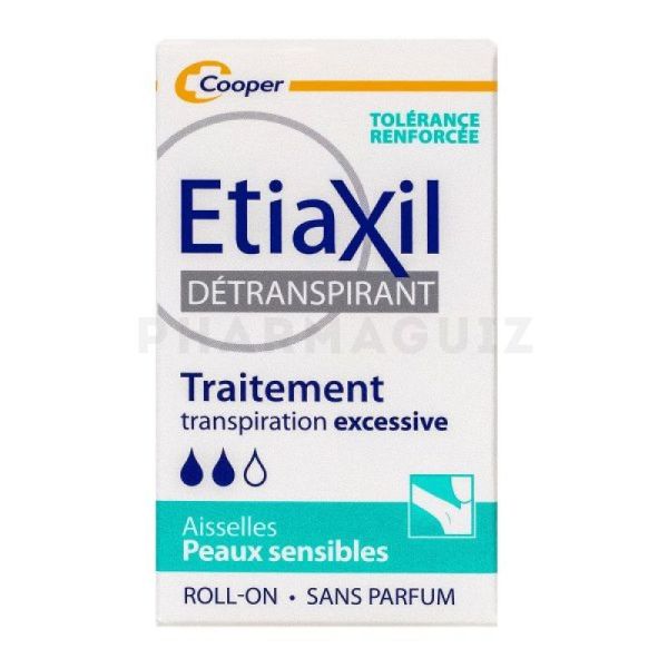 Etiaxil Aisselles détranspirant peaux sensibles 15 ml
