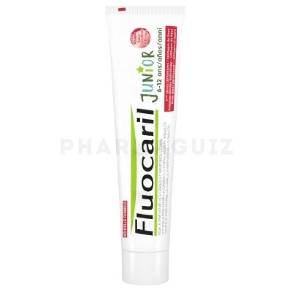 Fluocaril Junior Dentifrice 6-12 Ans 75 ml - Parfum : Fruits Rouges