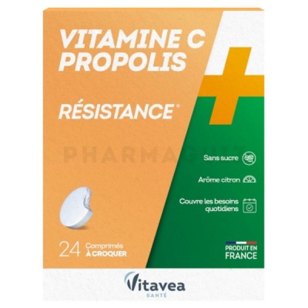 NUTRISANTE Vitamine C & propolis résistance 24 comprimés