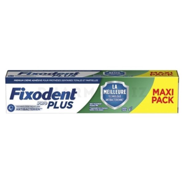 Fixodent Pro Plus La Meilleure Technologie Antibactérienne Maxi Pack 57 g