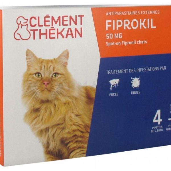 Fiprokil chat 4 pipettes