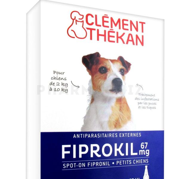 Fiprokil chien (2-10kg) 4 pipettes