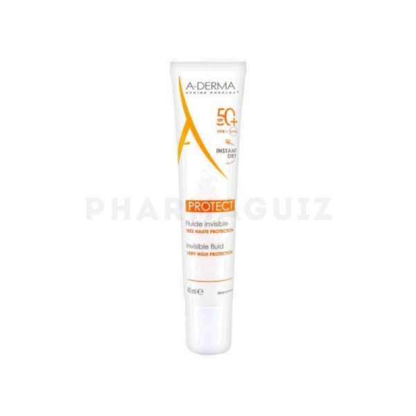 Aderma Protect Fluide Invisible Très Haute Protection SPF50+ 40ml