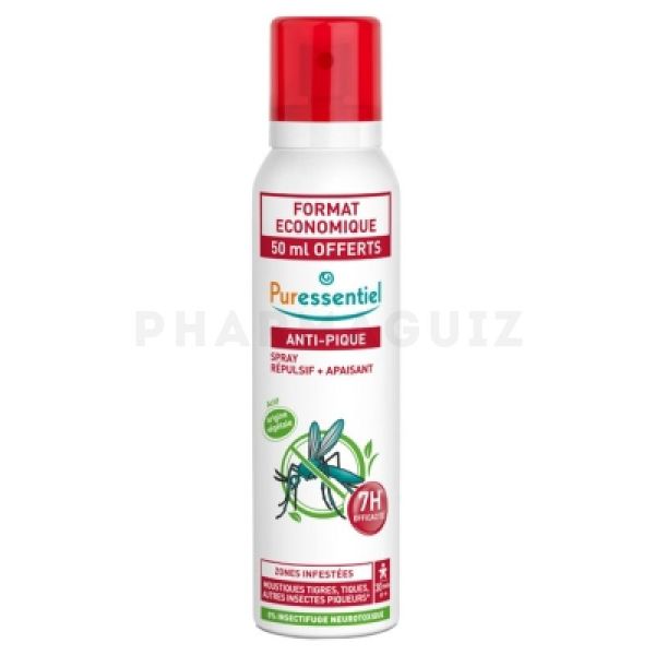 PURESSENTIEL Spray anti-pique huiles essentielles 200ml