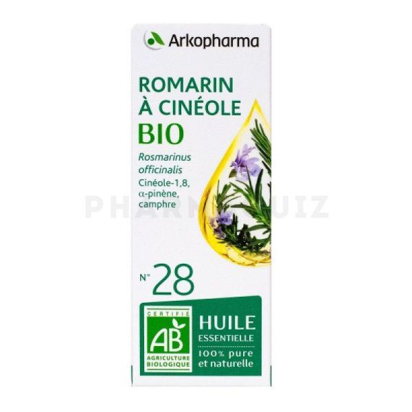 Arkopharma Huile essentielle Romarin à Cinéole bio n°28 10 ml