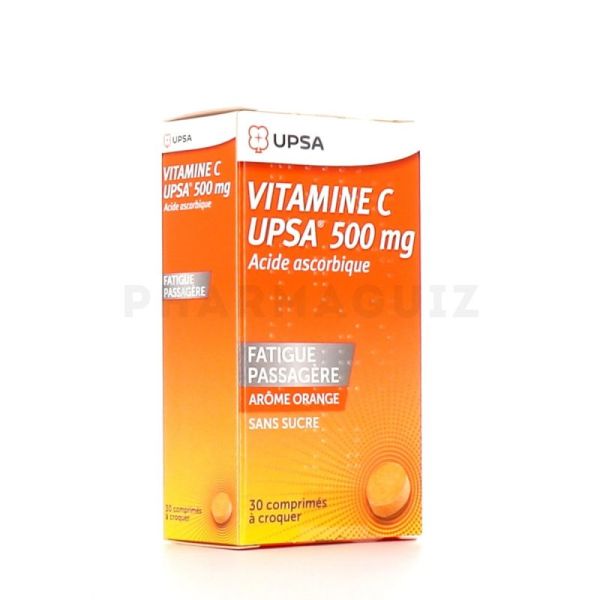 UPSA vitamine C 500 mg 30 comprimés à croquer